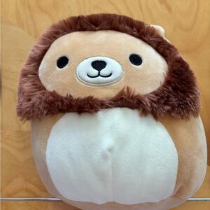 Squishmallows Brown and White Sloth Stuffed Animal